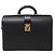 Louis Vuitton Serviette Fermoir Epi Leather Briefcase Handbag in Black M54352 Nero