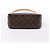 Borsa a tracolla Louis Vuitton Looping MM Monogram Canvas in marrone M51146 Beige - vista 6
