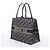 Borsa a tracolla Christian Dior Book Tote Medium Oblique Canvas in blu navy - vista 2