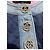 Vestido Chanel de denim con botones de cristal Multicolor - vista 2