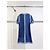 Vestido Chanel de denim con botones de cristal Multicolor - vista 4