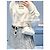 Miu Miu Baumwoll Hoodie mit Strass Logo Mehrfarben - Ansicht 9