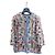 Chanel Mehrfarbige Baumwolljacke mit Quasten Taille 36 Mehrfarben