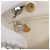 CHANEL Chain Shoulder Bag Caviar Skin White Silver CC - vista 19