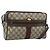 GUCCI GG Supreme Web Sherry Line Shoulder Bag PVC Beige 001 4071 5