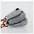 PRADA Sac à épaule en cuir à chaîne Gathered Pla Bleu clair - vue 5