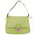FENDI Mamma Baguette Shoulder Bag Leather Green Silver - vista 2