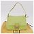 FENDI Mamma Baguette Shoulder Bag Leather Green Silver - vista 27