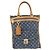 LOUIS VUITTON Saco Tote Shopper Plano em Denim Monogram Azul M95018 LV - vista 2