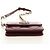 CHANEL Matelasse Shoulder Bag Calf Skin Silver Bordeaux CC - vista 12