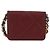 CHANEL Matelasse Shoulder Bag Calf Skin Silver Bordeaux CC - vista 3