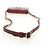 CHANEL Matelasse Shoulder Bag Calf Skin Silver Bordeaux CC - vista 7