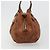 LOUIS VUITTON Mahina Runner PM Hand Bag Leather Brown M97052 LV - vista 3