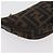 FENDI Zucca Canvas Accessory Pouch Brown Black - vista 9