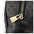Céline CELINE Macadam Canvas Hand Bag PVC Leather Black Gold - vista 10