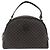 Céline CELINE Macadam Canvas Hand Bag PVC Leather Black Gold - vista 13