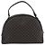 Céline CELINE Macadam Canvas Hand Bag PVC Leather Black Gold - vista 2