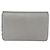 CHANEL Chain Wallet Shoulder Bag Leather Silver CC - vista 2