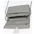 CHANEL Chain Wallet Shoulder Bag Leather Silver CC - vista 20