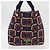 PRADA Canapa L Hand Bag Canvas Navy Gold - vista 3