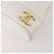 CHANEL Triple Coco Backpack Caviar Skin White Gold CC - vista 14