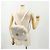 CHANEL Triple Coco Backpack Caviar Skin White Gold CC - vista 26