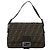 FENDI Zucca Canvas Mamma Baguette Shoulder Bag Black Brown - vista 13