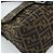 FENDI Zucca Canvas Mamma Baguette Shoulder Bag Black Brown - vista 14