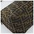 FENDI Zucca Canvas Mamma Baguette Shoulder Bag Black Brown - vista 16