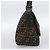 FENDI Zucca Canvas Mamma Baguette Shoulder Bag Black Brown - vista 3