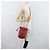 SAINT LAURENT Teddy Small Shoulder Bag Leather Red Silver - vista 26