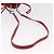 SAINT LAURENT Teddy Small Shoulder Bag Leather Red Silver - vista 9