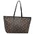 FENDI Zucchino Canvas Tote Bag Multicolor Gold
