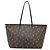 FENDI Zucchino Canvas Tote Bag Multicolor Gold - vista 13