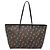 FENDI Zucchino Canvas Tote Bag Multicolor Gold - vista 2