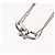 Tiffany & Co TIFFANY&Co. Hardware Double Link Necklace Ag925 Silver - vista 10