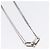 Tiffany & Co TIFFANY&Co. Hardware Double Link Necklace Ag925 Silver - vista 4