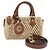 LOUIS VUITTON Nano Speedy Hand Bag Raffia Leather Beige M83525 LV