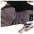 FENDI Mamma Baguette Shoulder Bag Canvas White Silver - vista 11