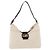 FENDI Mamma Baguette Shoulder Bag Canvas White Silver - vista 13