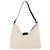 FENDI Mamma Baguette Shoulder Bag Canvas White Silver - vista 2