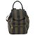 FENDI Pecan Canvas Backpack PVC Brown Black gold - vista 13