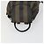 FENDI Pecan Canvas Backpack PVC Brown Black gold - vista 6