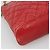 CHANEL Matelasse Chain Shoulder Bag Lamb Skin Red Gold CC - vista 14