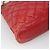CHANEL Matelasse Chain Shoulder Bag Lamb Skin Red Gold CC - vista 16