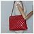 CHANEL Matelasse Chain Shoulder Bag Lamb Skin Red Gold CC - vista 21