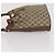 GUCCI GG Supreme Shoulder Bag PVC Beige Gold - vista 4