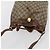 GUCCI GG Supreme Shoulder Bag PVC Beige Gold - vista 6
