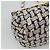 CHANEL Bolso de hombro con cadena de tweed azul CC - vista 14