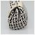 CHANEL Bolso de hombro con cadena de tweed azul CC - vista 4